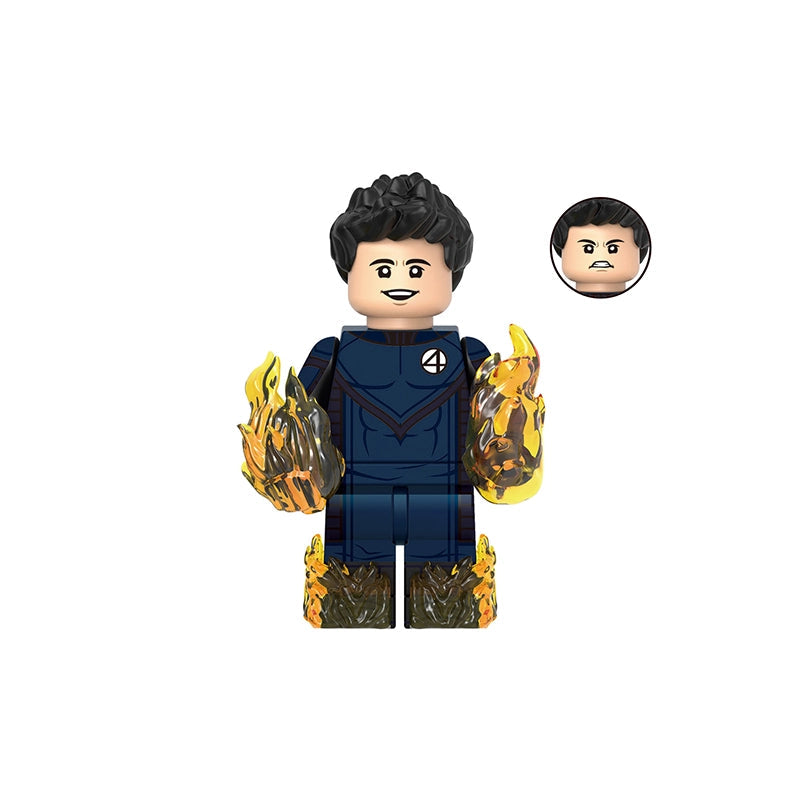 Flaming Hero (004) | Custom Minifigure