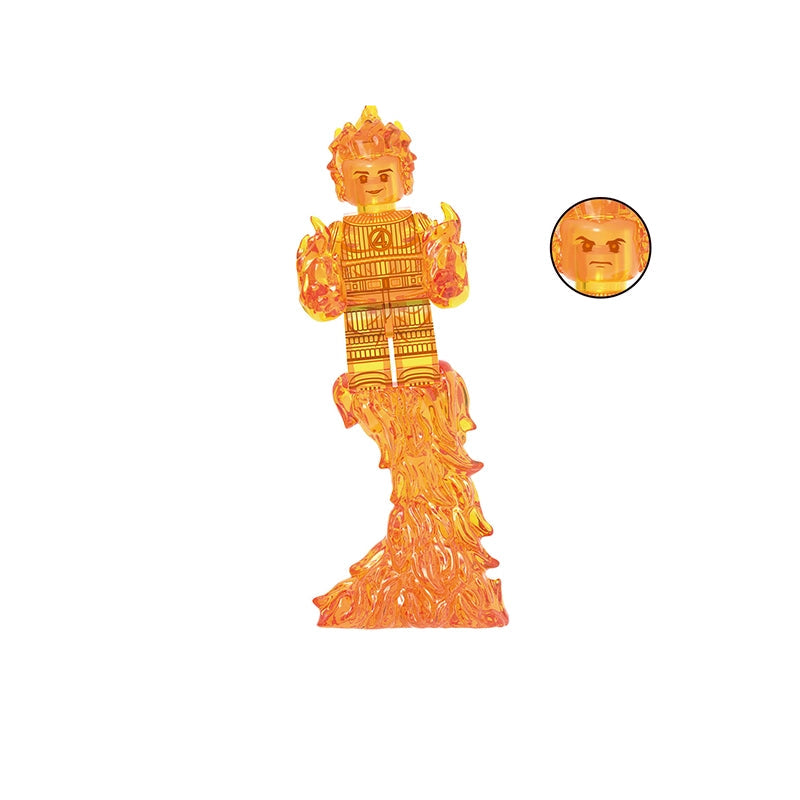 Flaming Hero (006) | Custom Minifigure