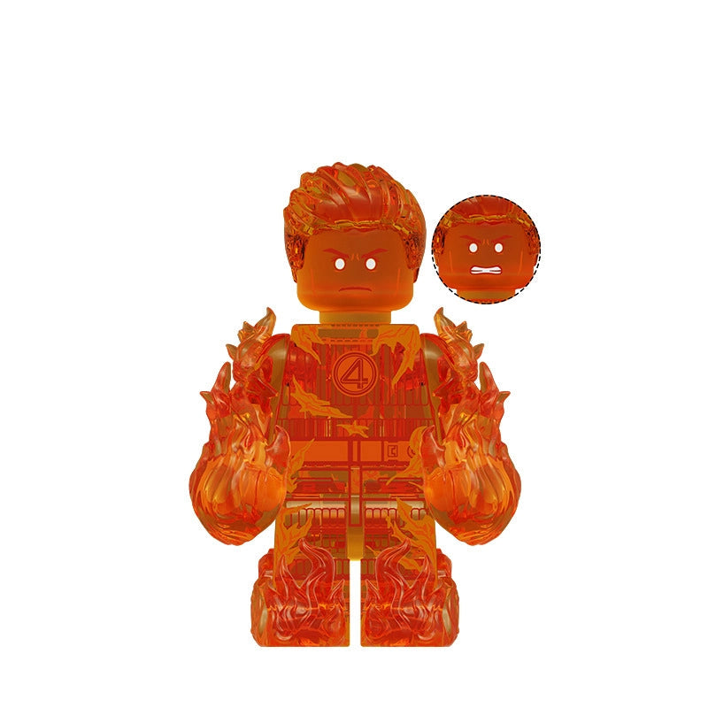 Human Torch (002) | Custom Minifigure