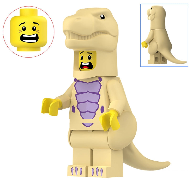 Trex Cosplayer (TAN) | Custom Minifigure