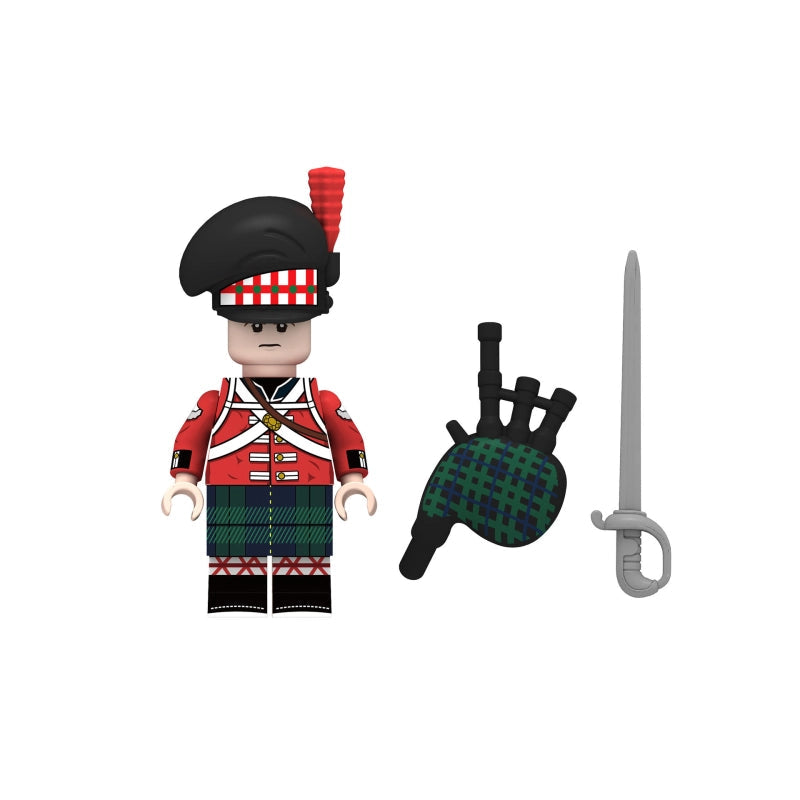 Scottish Bagpiper (001) | Custom Minifigure