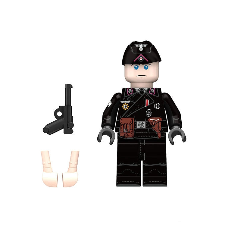 SS Panzer Crewman (001) | Custom Minifigure