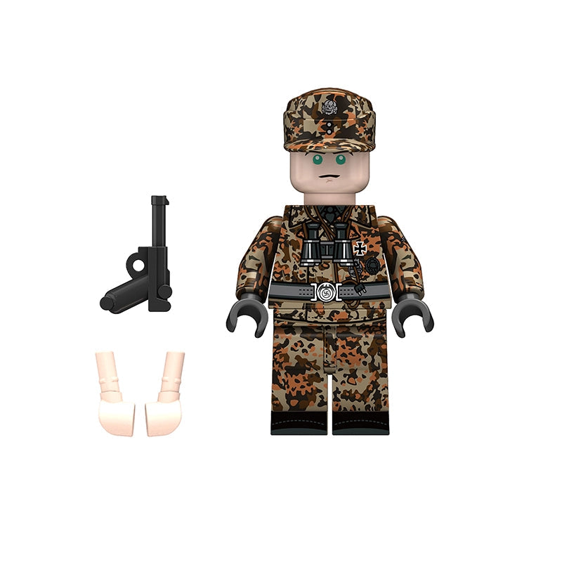 SS Panzer Commander (002) | Custom Minifigure