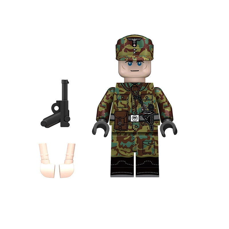 SS Panzer Crewman (003) | Custom Minifigure