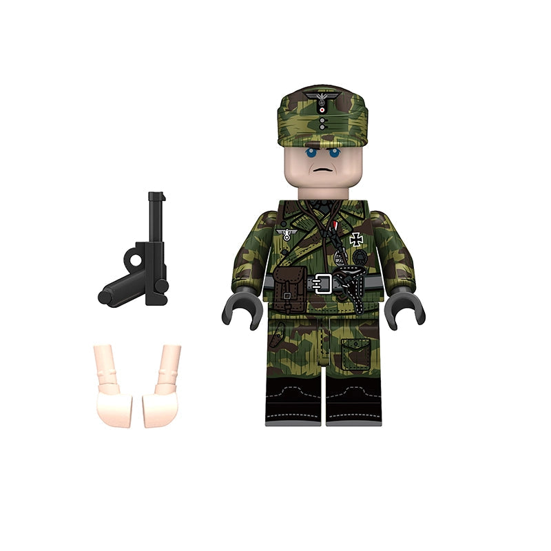 SS Panzer Commander (003) | Custom Minifigure