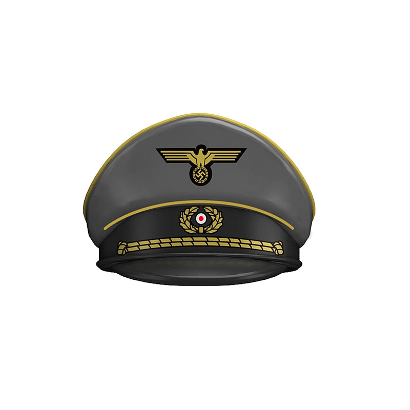 Heer Infantry NCO Crusher Cap (Yellow Trim) | Custom Accessory