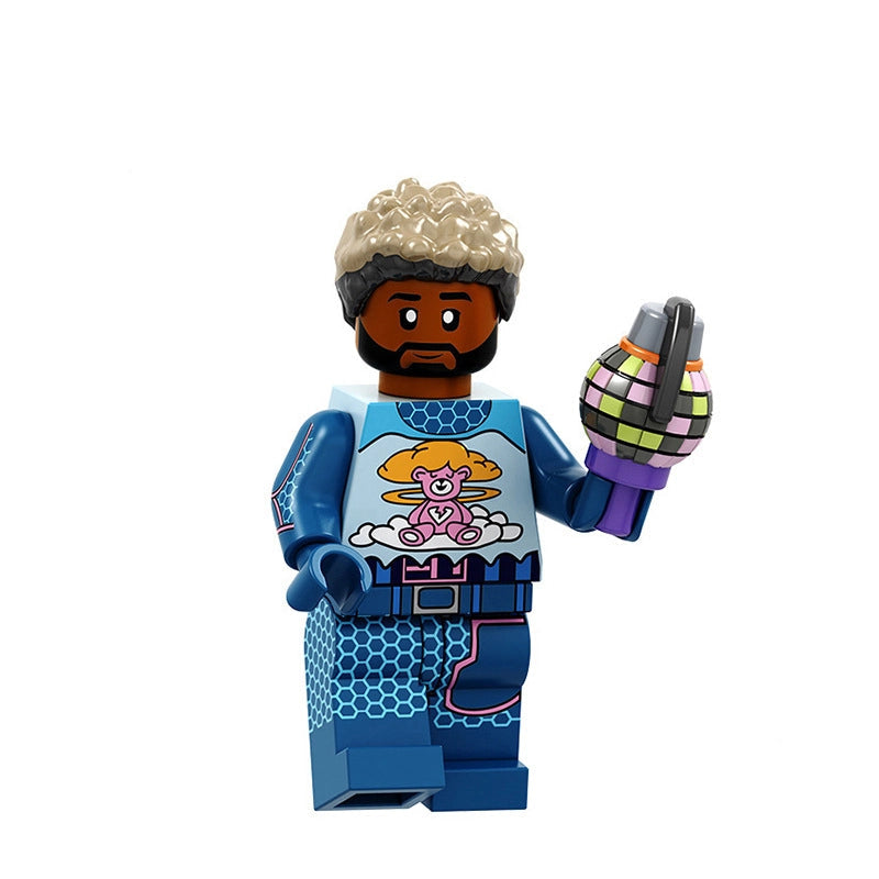 Rainbow Gunner (001) | Custom Minifigure