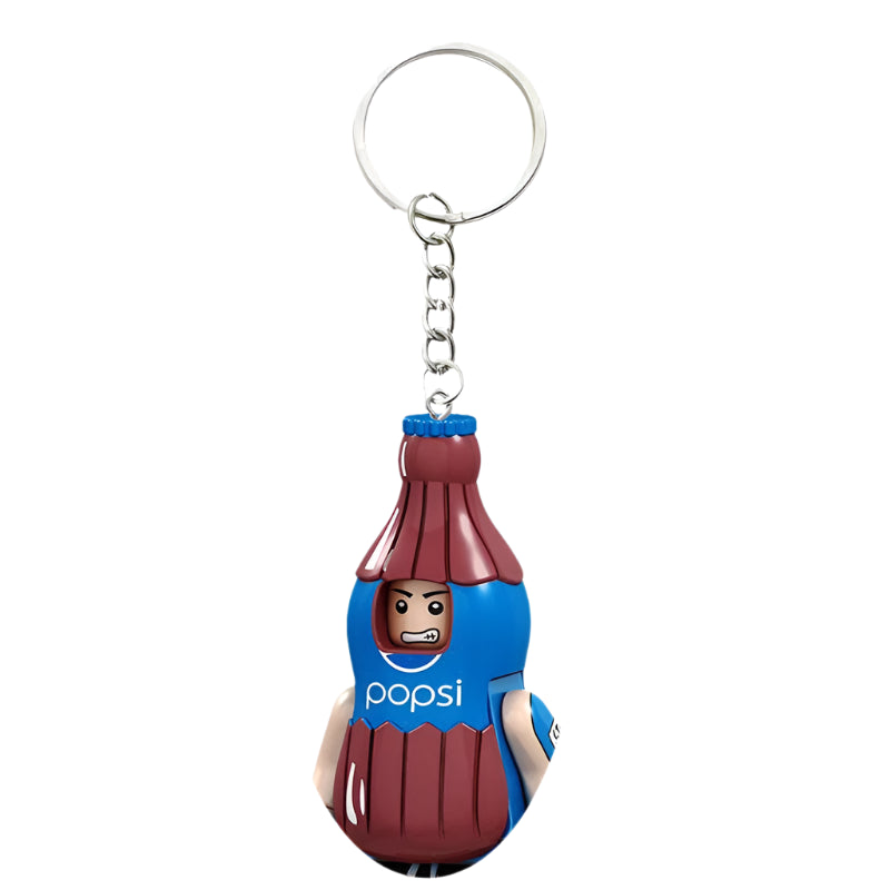 Pepsi Minifigure Keychain