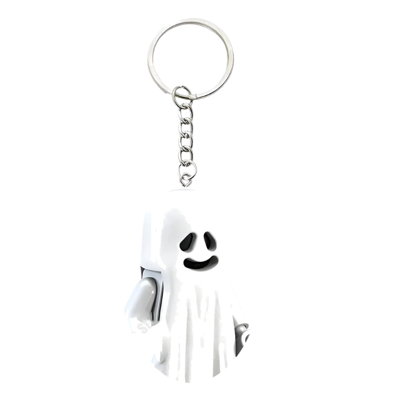 Ghost Minifigure Keychain