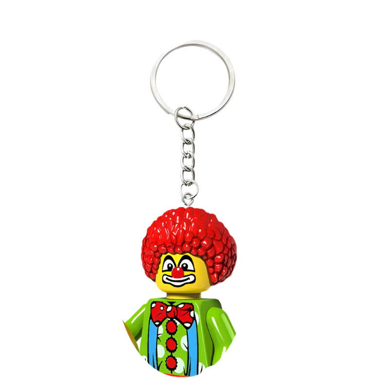 Clown Minifigure Keychain