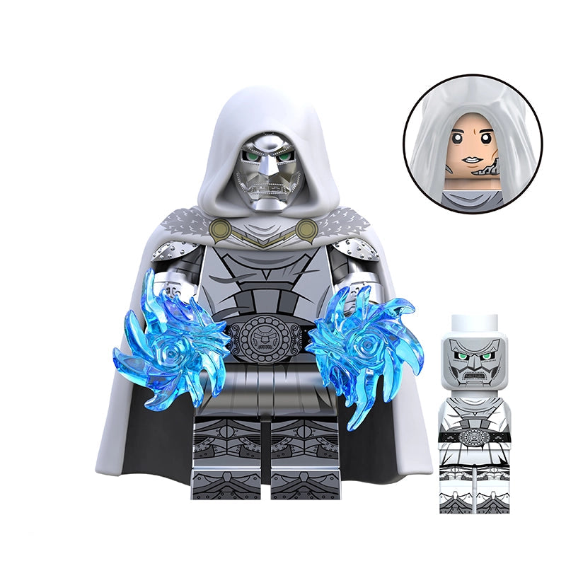 Masked Sorcerer Monarch (WHITE) | Custom Minifigure