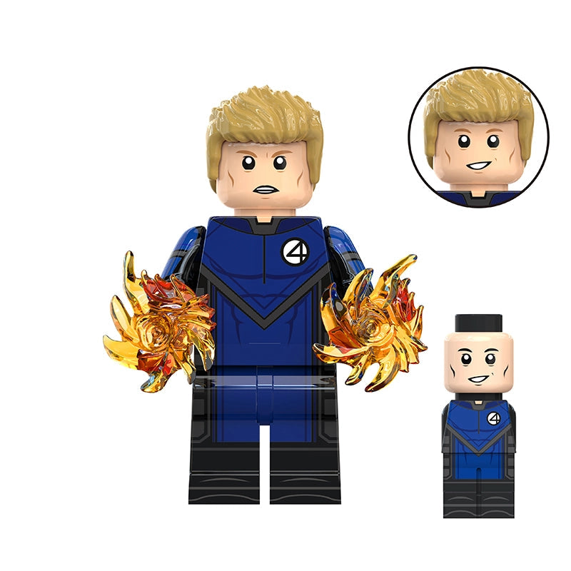 Flaming Hero (Chris Evans) | Custom Minifigure