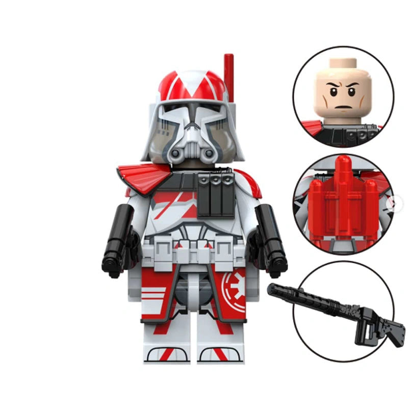 BF8156 – Crimson Legion Trooper | Custom Brick Figure