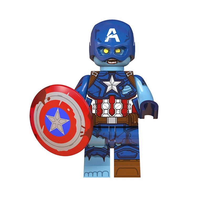 Captain America (Zombie) | Custom Minifigure