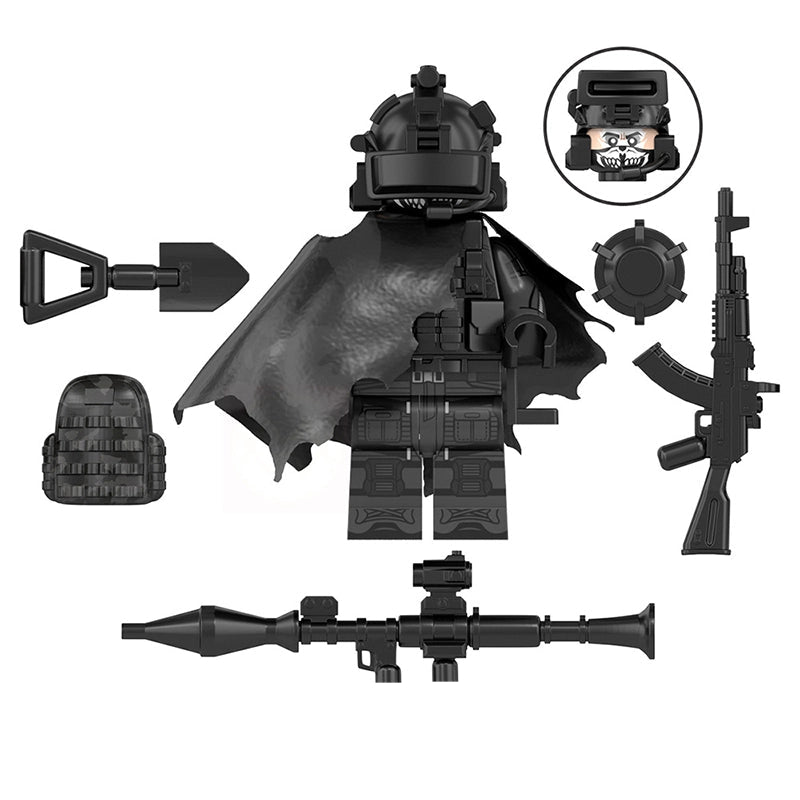 Black Specters Operative (Engineer) | Custom Minifigure