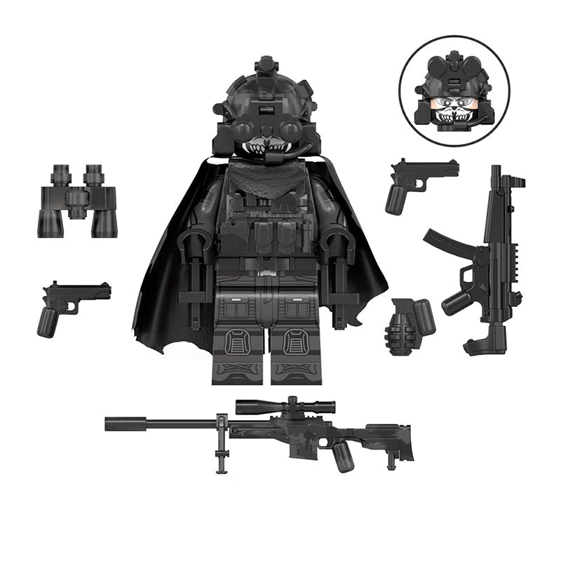 Black Specters Operative (Marksman) | Custom Minifigure