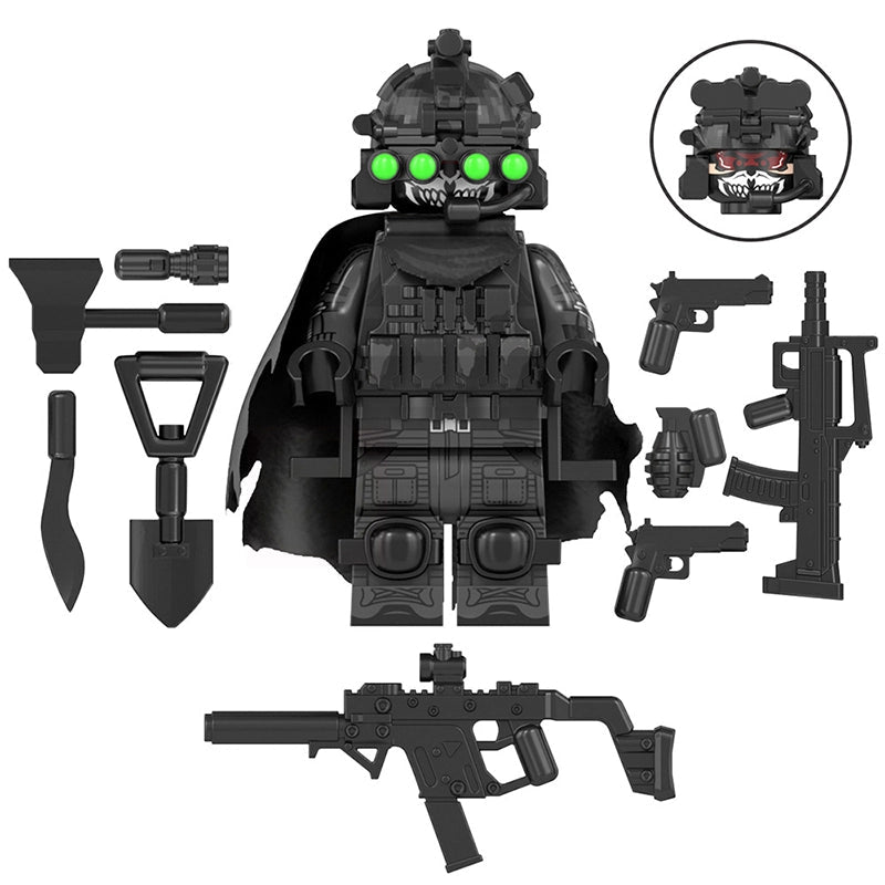 Black Specters Operative (Scout) | Custom Minifigure