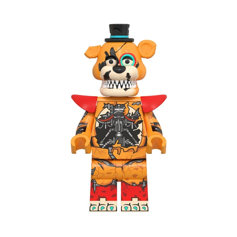 Crushed Glamrock Freddy (001) | Custom Minifigure