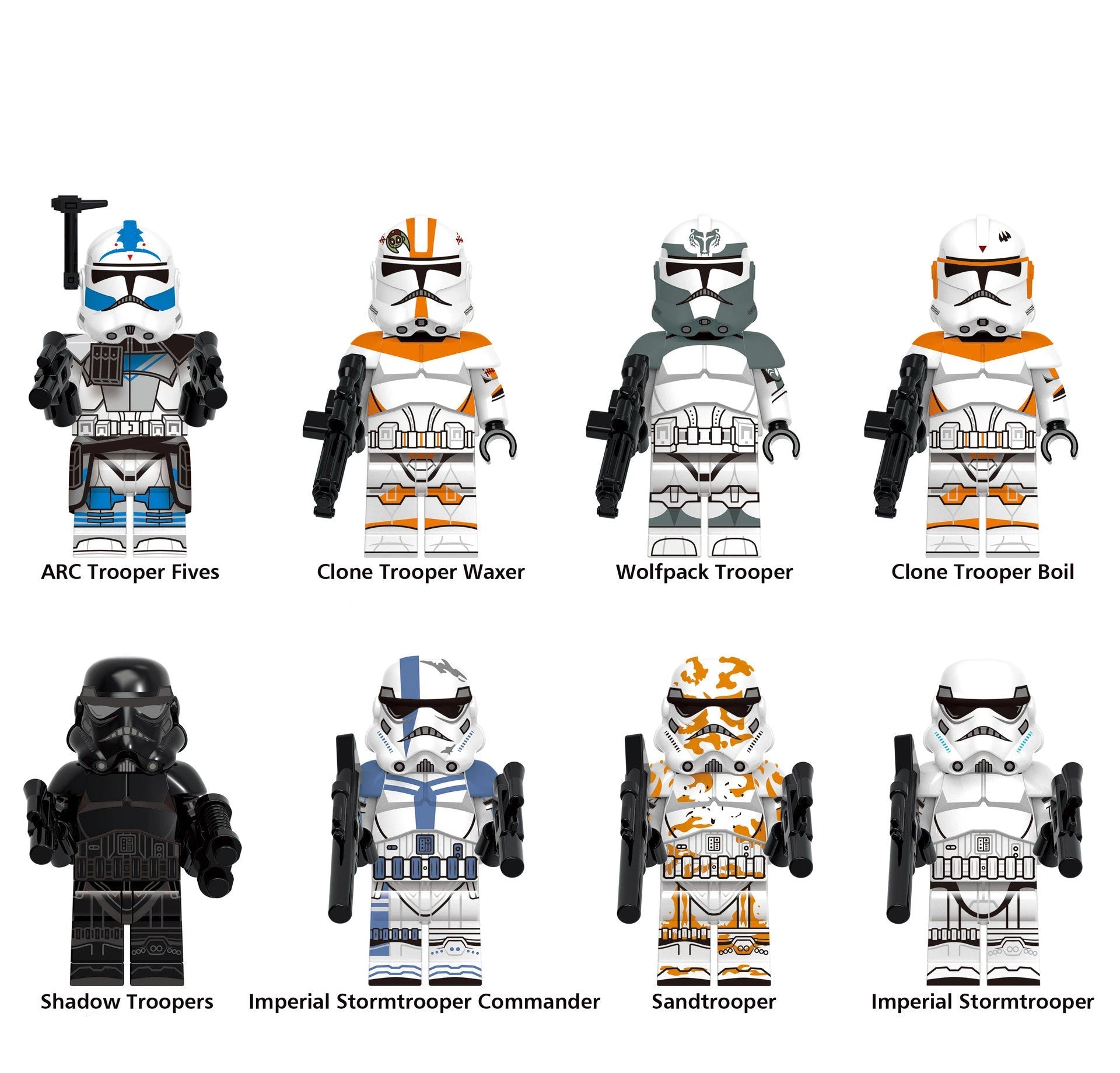 Empire vs Republic: Elite Troopers | Custom BrickPack