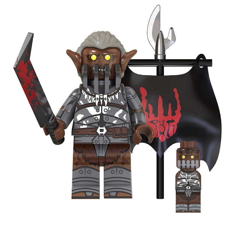 Uruk-hai Orc (027) | Custom Minifigure