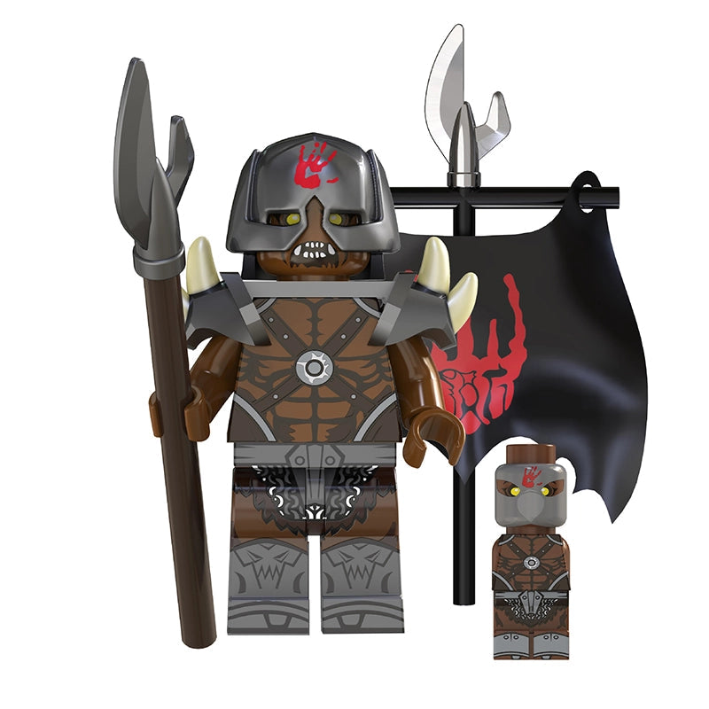 Uruk-hai Orc (024) | Custom Minifigure